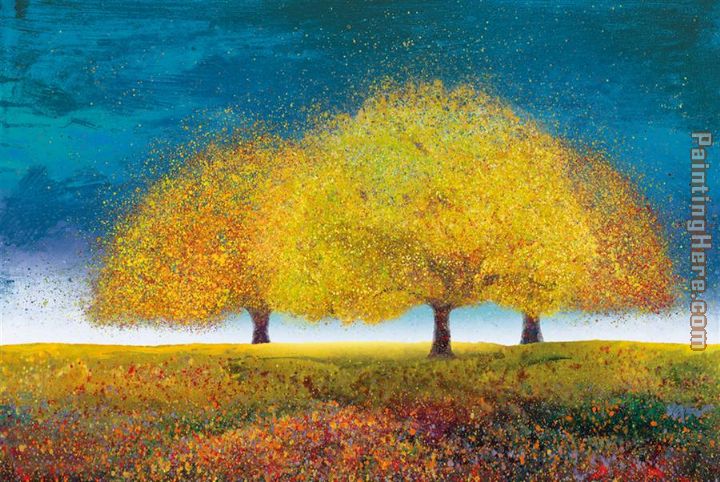 Dreaming Trio painting - Melissa Graves-Brown Dreaming Trio art painting